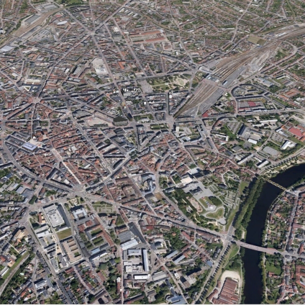 Vue de Limoges [Google Earth]